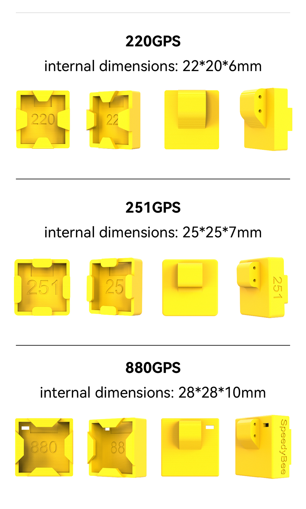 SpeedyBee-Master-5-V2-Ersatzteil-Radstand-von-226-mm-5-Zoll-Rahmenkit--GPS-Halterung--Antennensockel-2009701-24